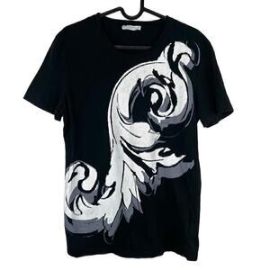 VERSACE Collection Men's Girocollo Graphic Print Short Sleeve T-Shirt Size Small
